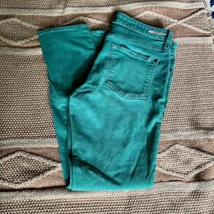 Pilcro and the Letterpress Stet Green Denim Sz 30